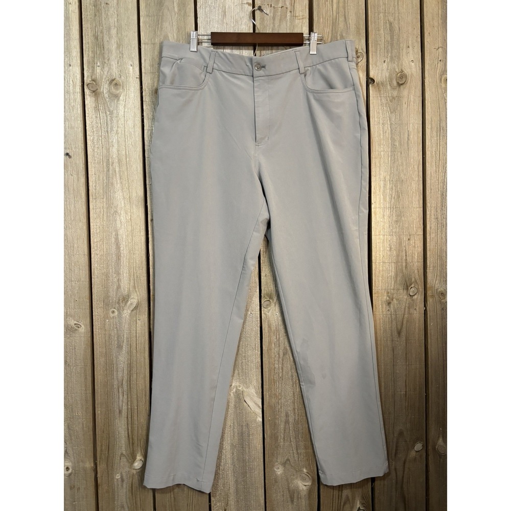 Walter Hagen Men's Stretch Golf Pantsโ Light Gray 40x32